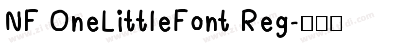 NF OneLittleFont Reg字体转换